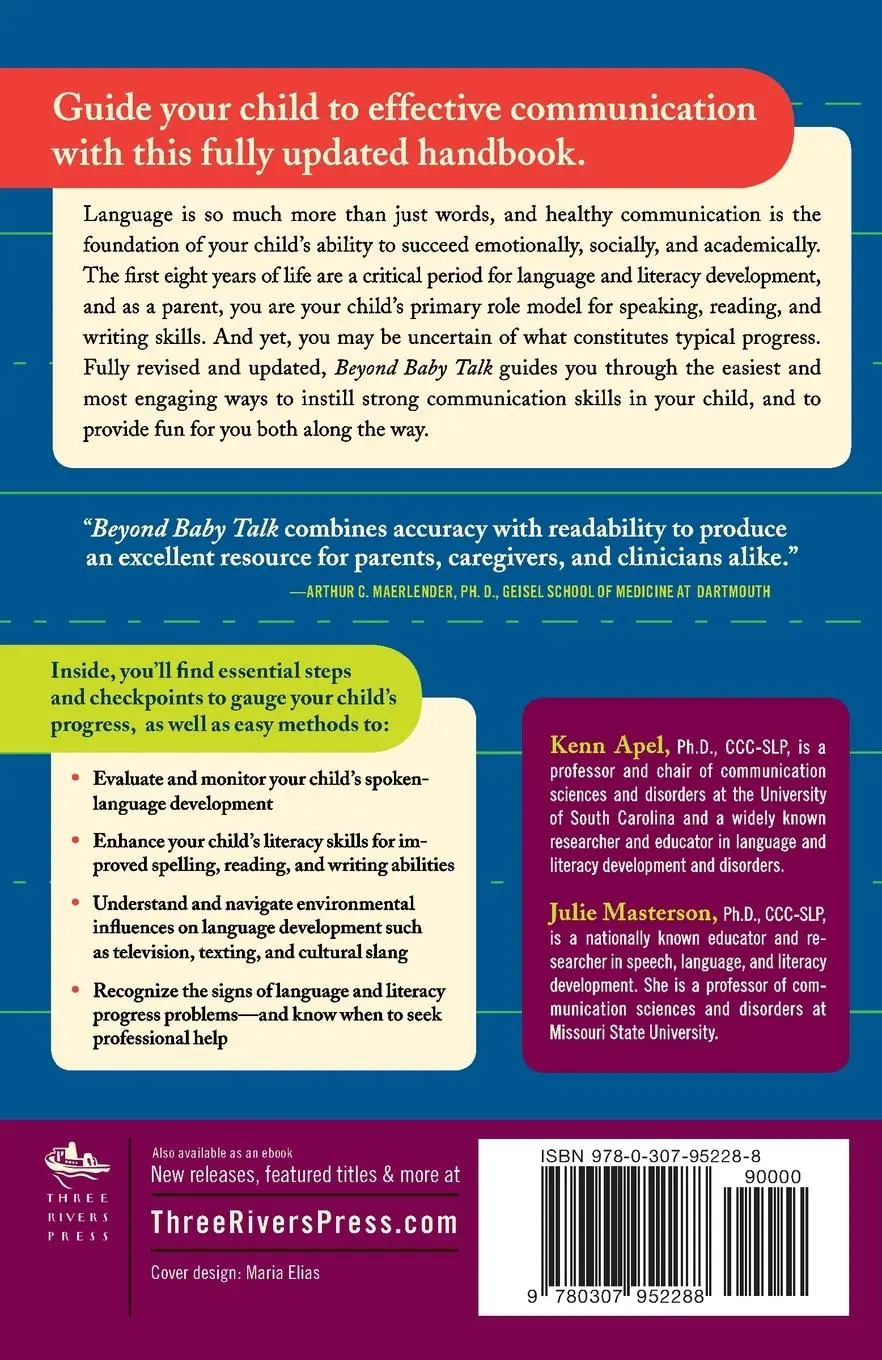 Rückseite: 9780307952288 | Beyond Baby Talk | Kenn Apel (u. a.) | Taschenbuch | Englisch | 2012