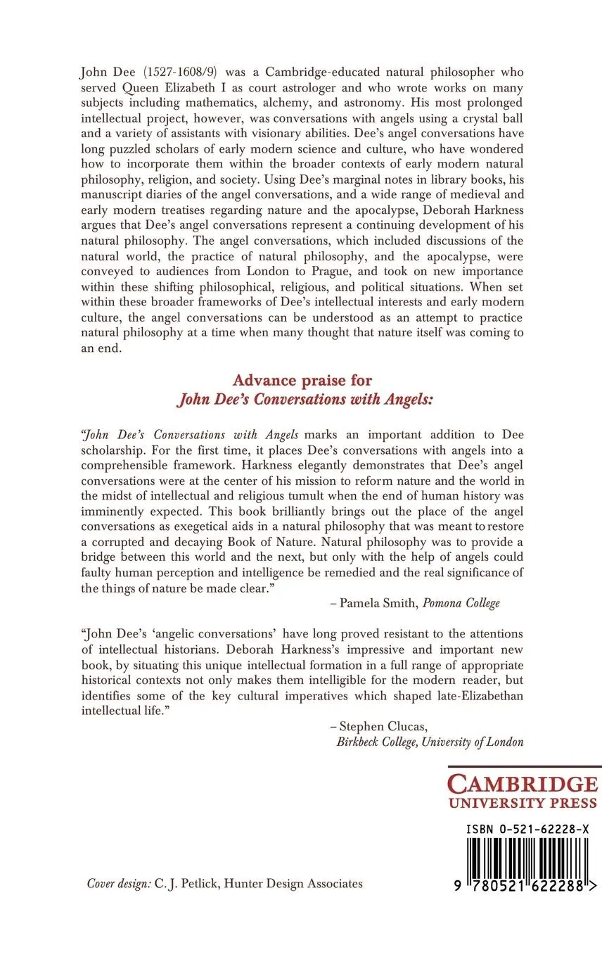 Rückseite: 9780521622288 | John Dee's Conversations with Angels | Deborah E. Harkness | Buch