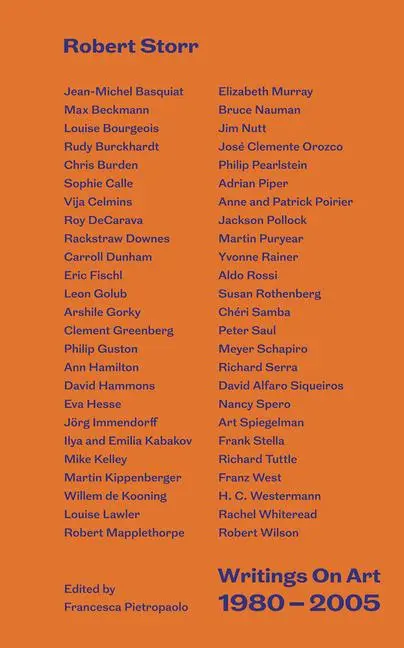 Cover: 9781912122288 | Writings On Art 1980-2005 | Robert Storr | Buch | Gebunden | Englisch
