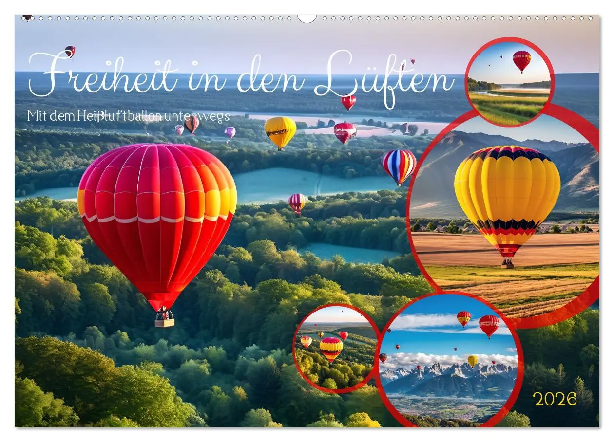 Cover: 9783457382288 | Freiheit in den Lüften . Mit dem Heißluftballon unterwegs...