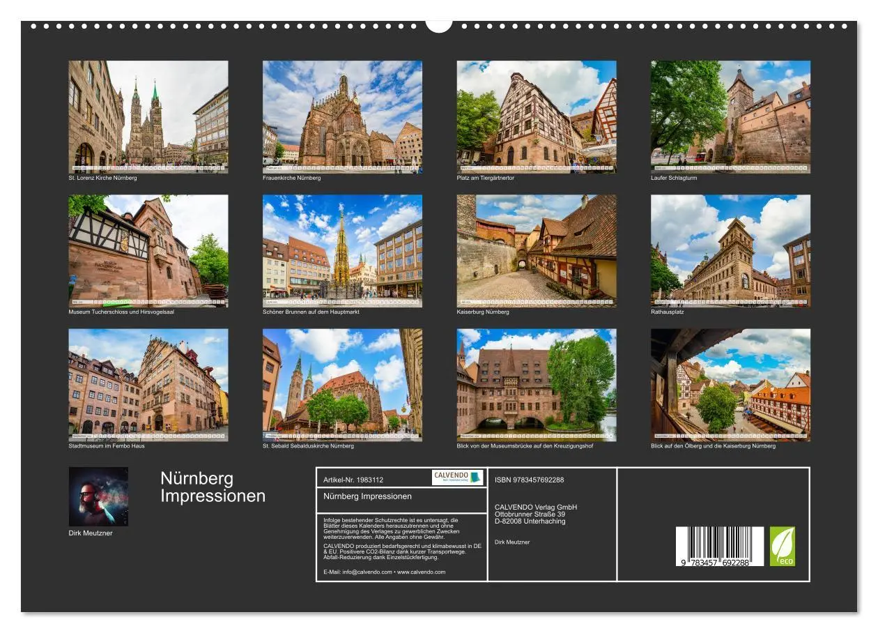 Bild: 9783457692288 | Nürnberg Impressionen (hochwertiger Premium Wandkalender 2026 DIN...