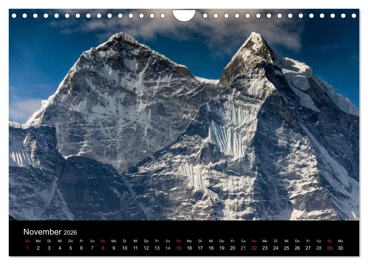 Bild: 9783516092288 | Himalaya - Dach der Welt (Wandkalender 2026 DIN A4 quer), CALVENDO...