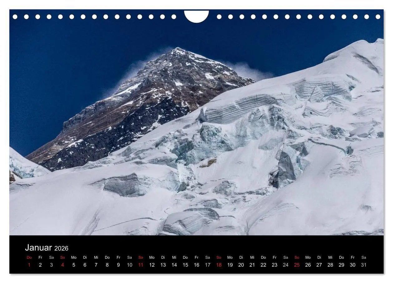 Bild: 9783516092288 | Himalaya - Dach der Welt (Wandkalender 2026 DIN A4 quer), CALVENDO...
