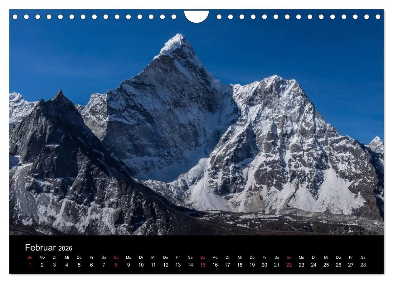 Bild: 9783516092288 | Himalaya - Dach der Welt (Wandkalender 2026 DIN A4 quer), CALVENDO...