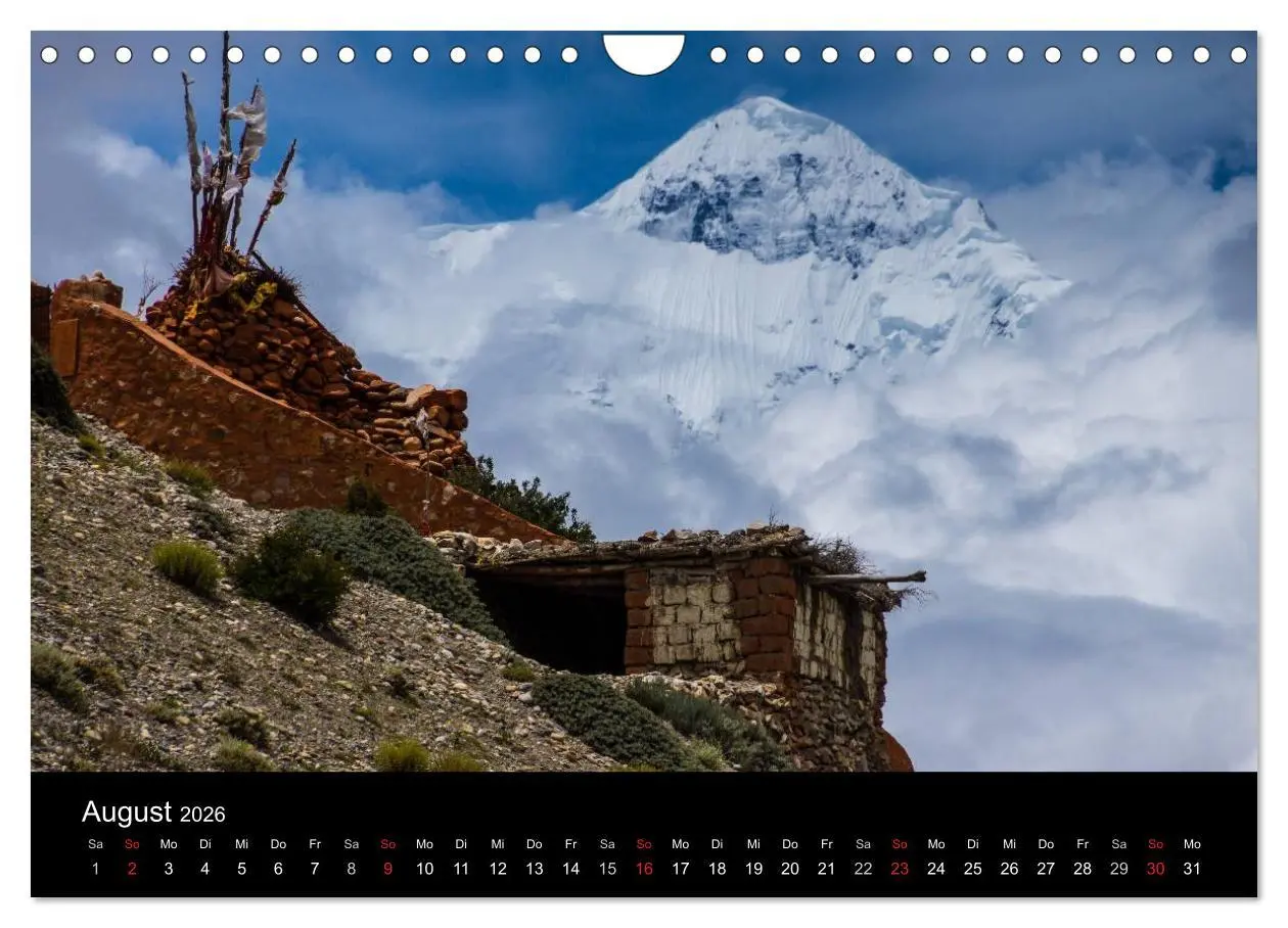 Bild: 9783516092288 | Himalaya - Dach der Welt (Wandkalender 2026 DIN A4 quer), CALVENDO...