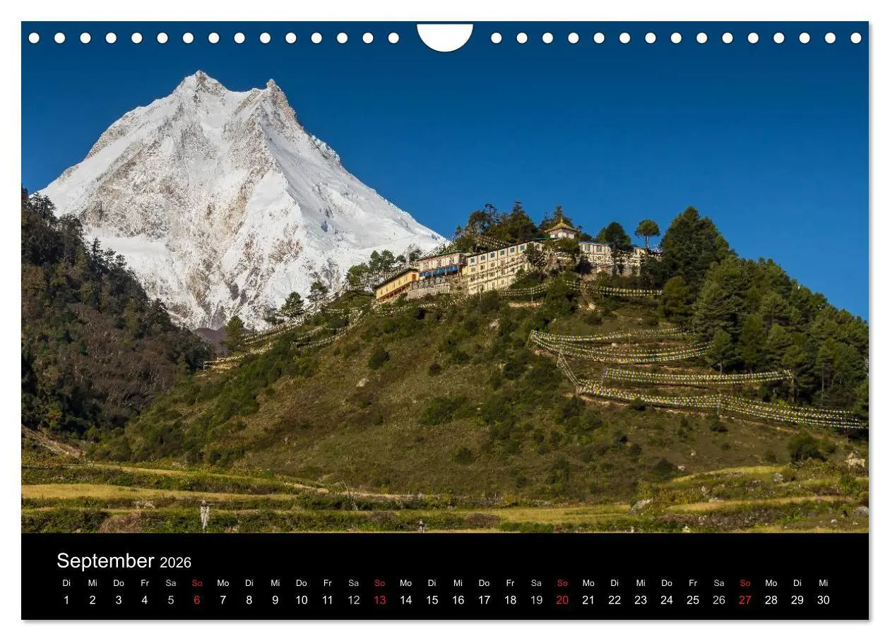 Bild: 9783516092288 | Himalaya - Dach der Welt (Wandkalender 2026 DIN A4 quer), CALVENDO...