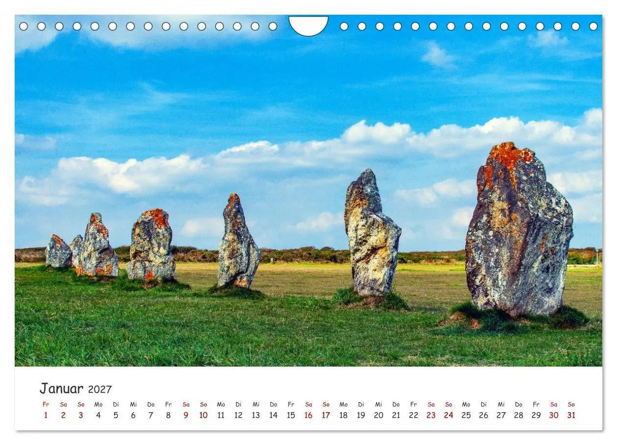 Bild: 9783569492288 | Magische Orte - Steinkreise, Dolmen, Megalithen (Wandkalender 2027...