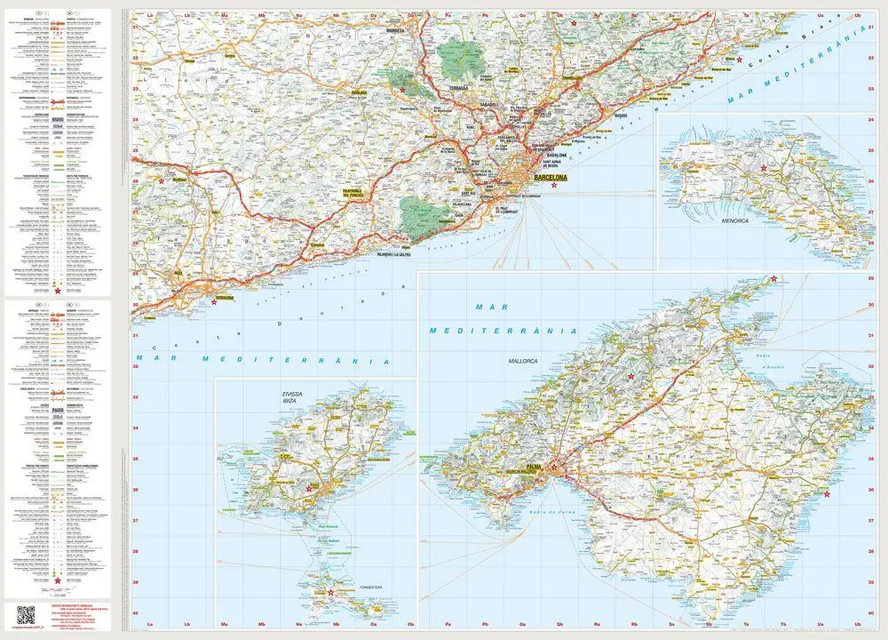 Bild: 9783575022288 | MARCO POLO Reisekarte Costa Brava, Balearen 1:225.000 | (Land-)Karte