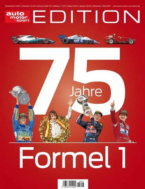 Cover: 9783613322288 | ams Edition - 75 Jahre Formel 1 | 03/2025 | Taschenbuch | 162 S.