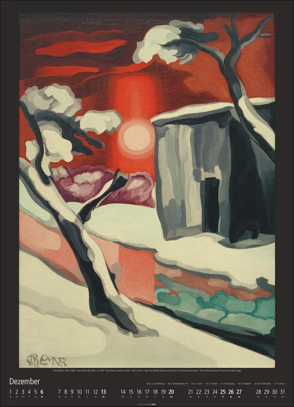 Bild: 9783839902288 | World of Art Kalender 2026 | Klint | Kalender | Spiralbindung | 14 S.