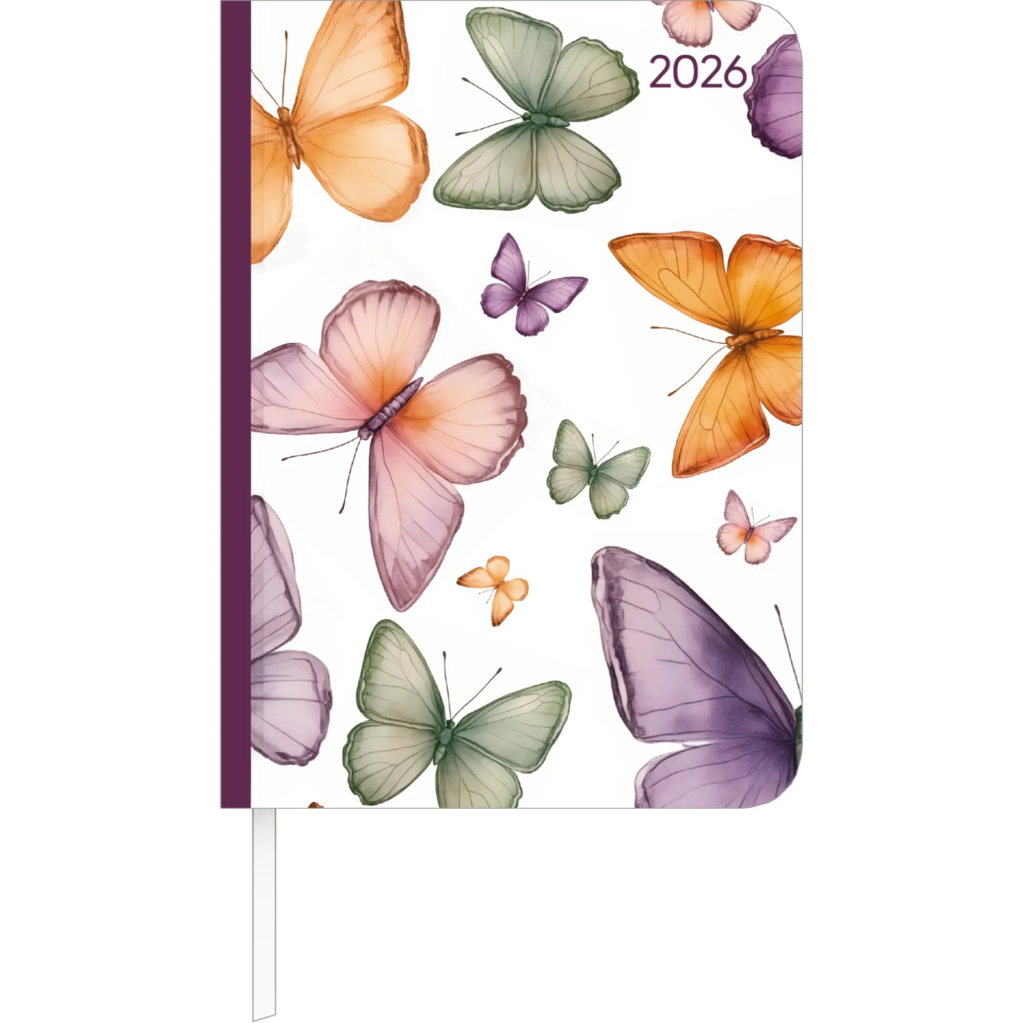 Cover: 4069095002388 | Lady Journal Butterfly 2026 - Schmetterling - Taschenkalender A6...