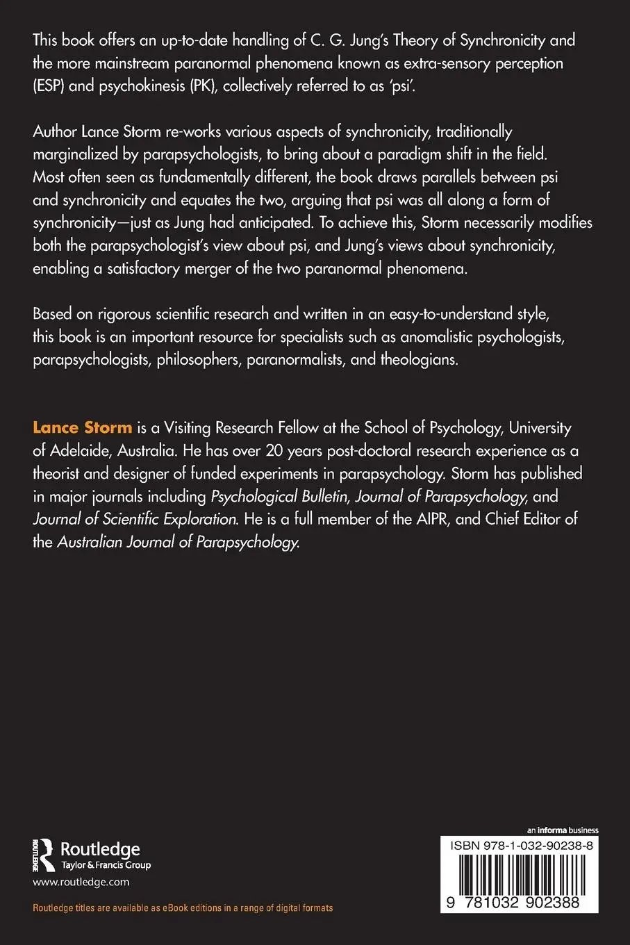 Rückseite: 9781032902388 | A New Approach to Synchronicity | Lance Storm | Taschenbuch | Englisch