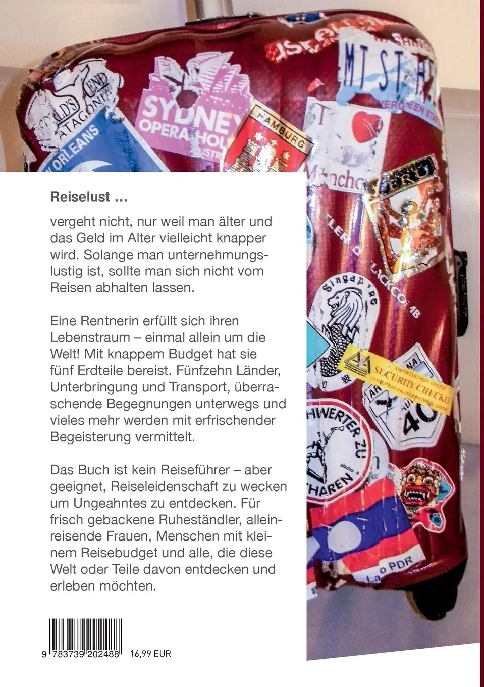 Rückseite: 9783739202488 | Große Reise mit kleiner Rente | Als Großmutter allein um die Welt