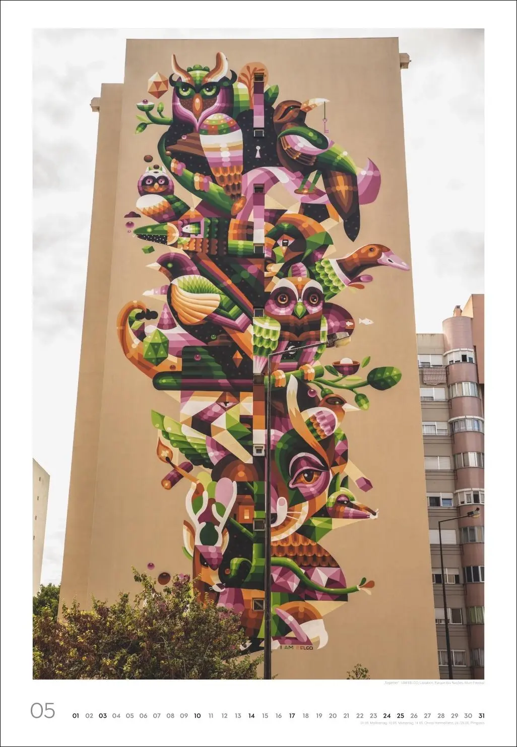 Bild: 9783756412488 | Streetart Posterkalender 2026 | Michael Harker | Kalender | 14 S.