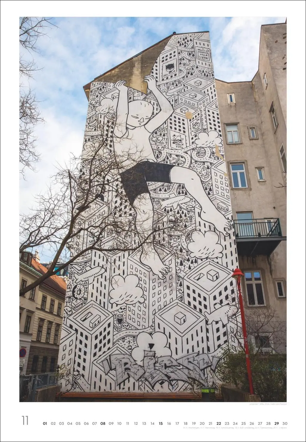 Bild: 9783756412488 | Streetart Posterkalender 2026 | Michael Harker | Kalender | 14 S.