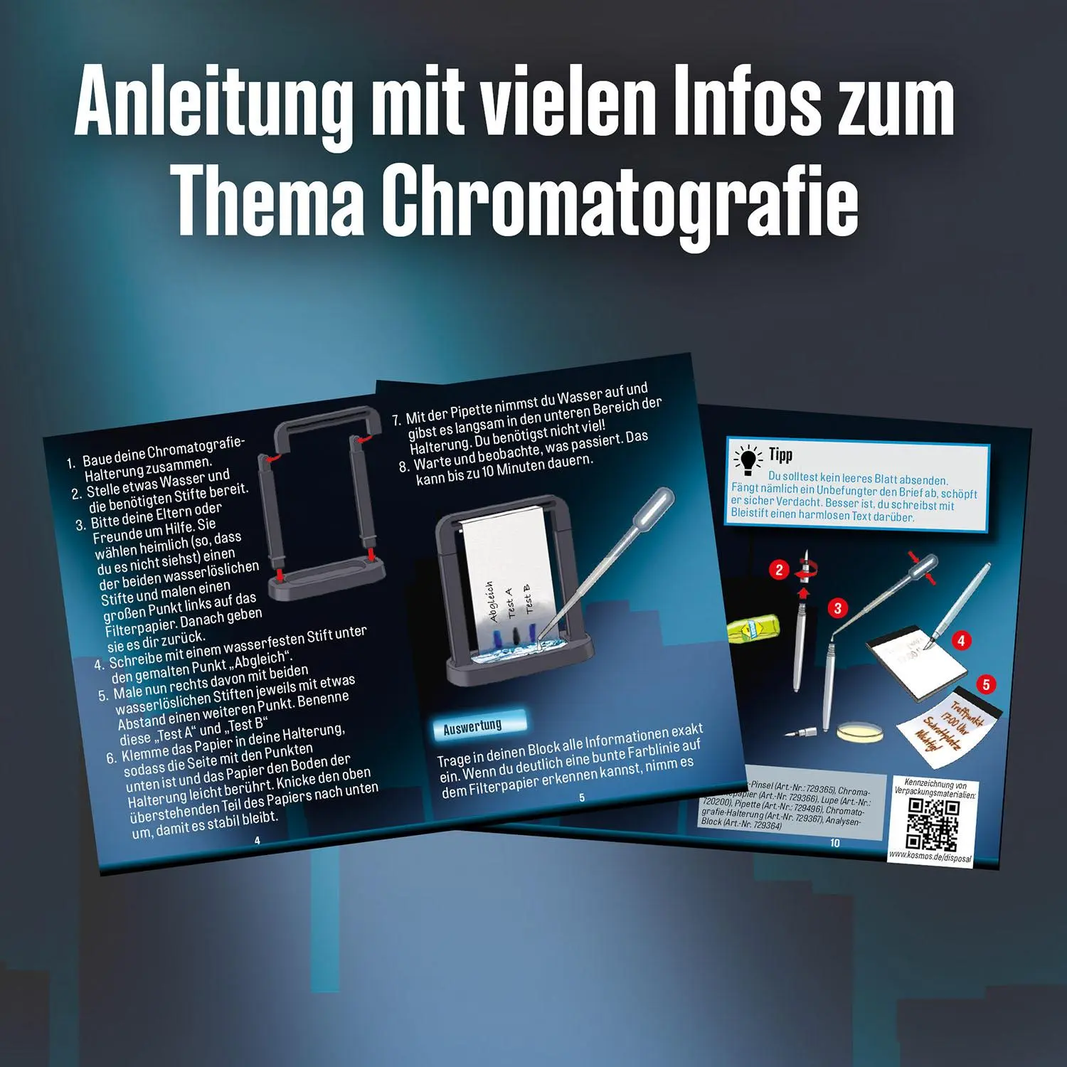 Bild: 4002051632588 | Die drei ??? Schrift-Labor | Detektiv-Set | Spiel | 632588 | Deutsch
