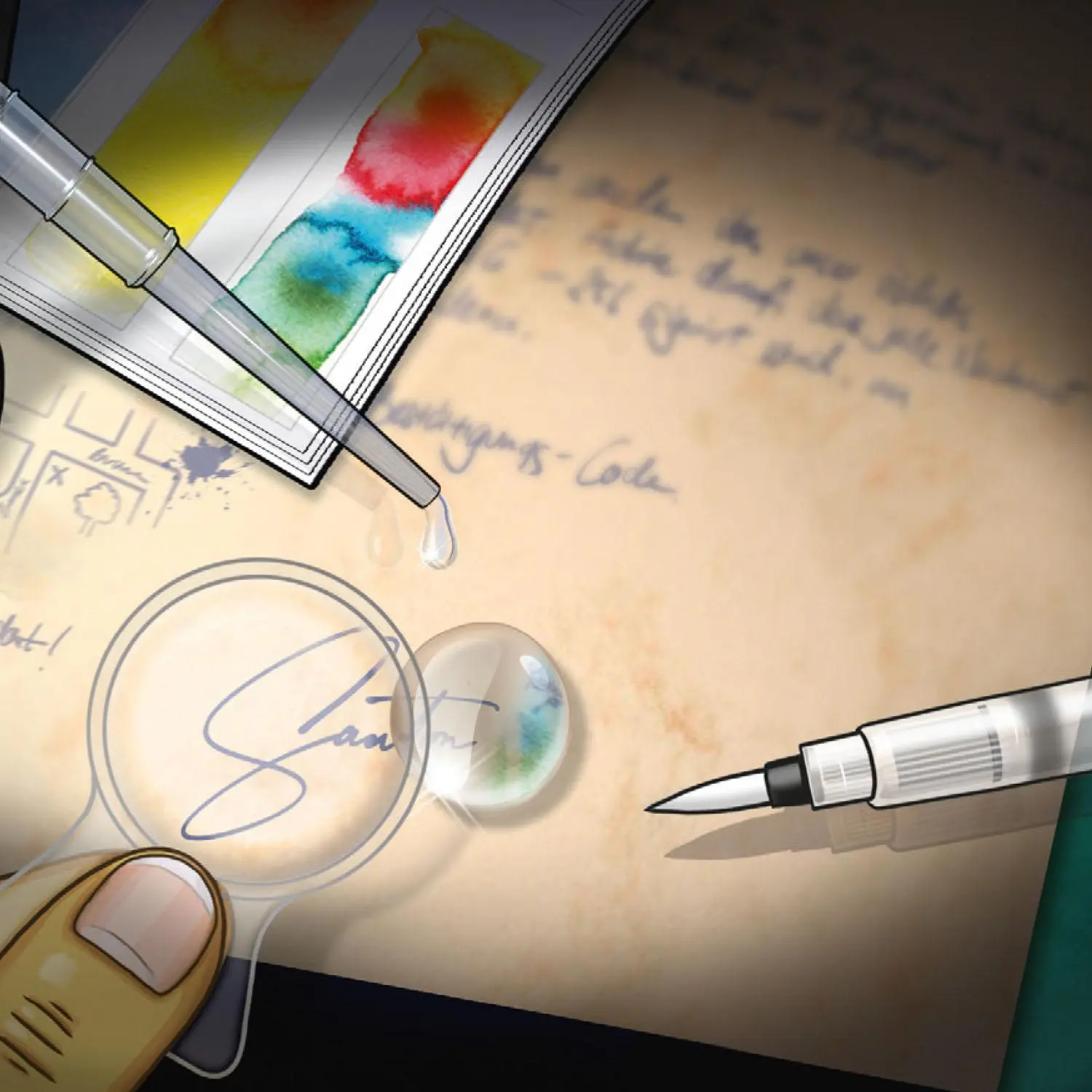 Bild: 4002051632588 | Die drei ??? Schrift-Labor | Detektiv-Set | Spiel | 632588 | Deutsch