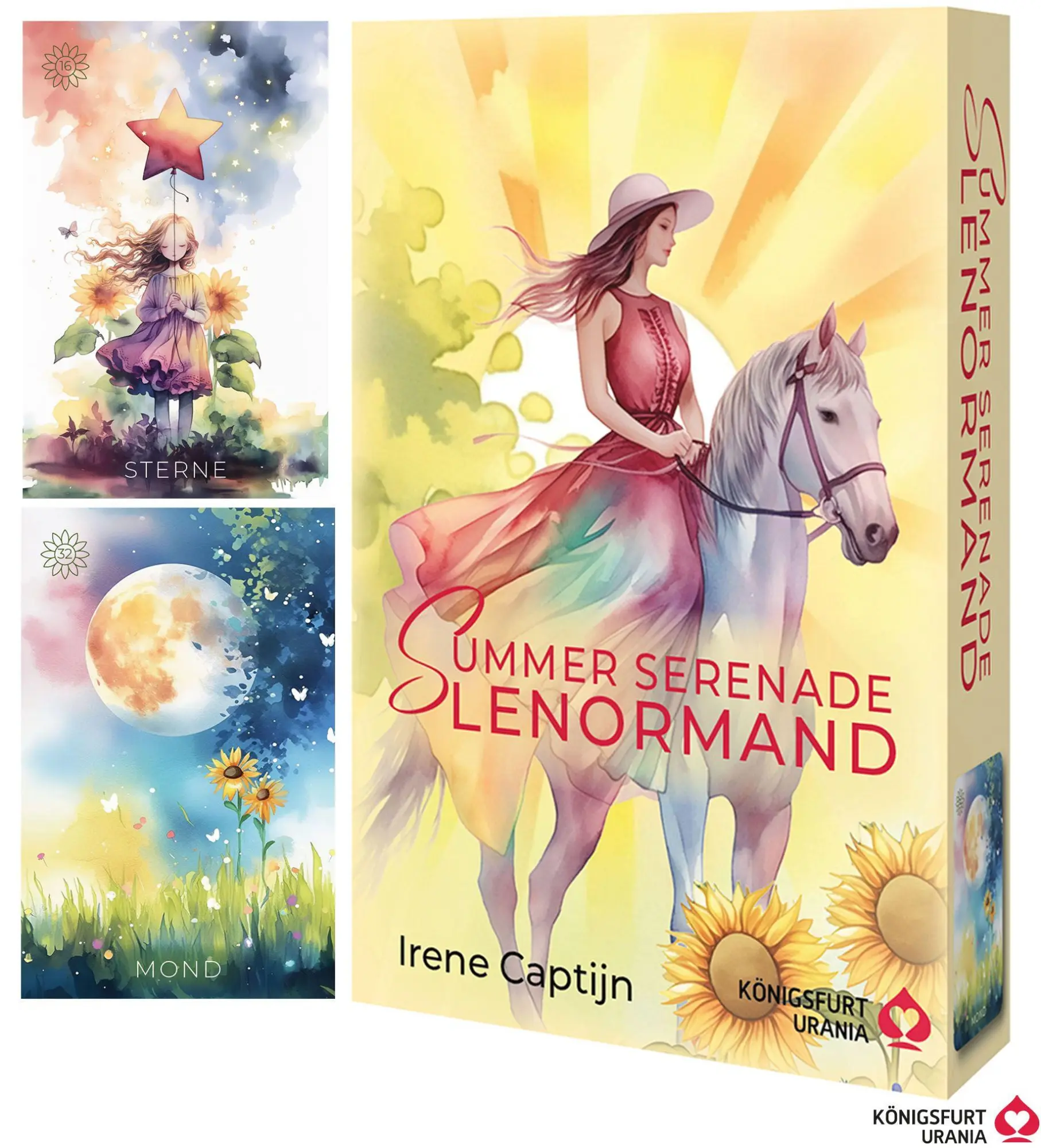 Cover: 4250375102588 | Summer Serenade Lenormand - 38 Lenormand-Karten und Booklet (DE)