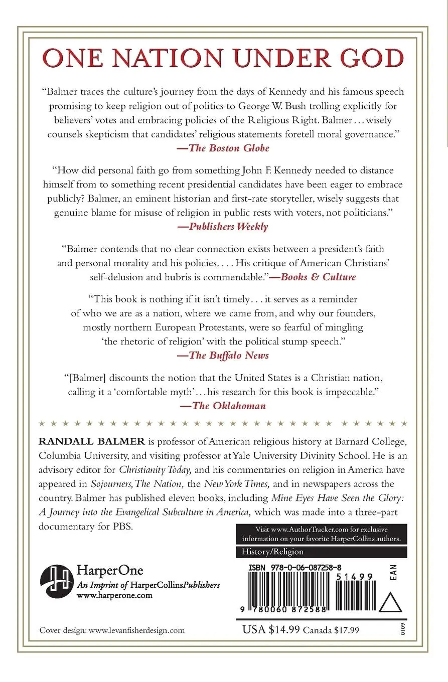 Rückseite: 9780060872588 | God in the White House | Randall Balmer | Taschenbuch | Englisch