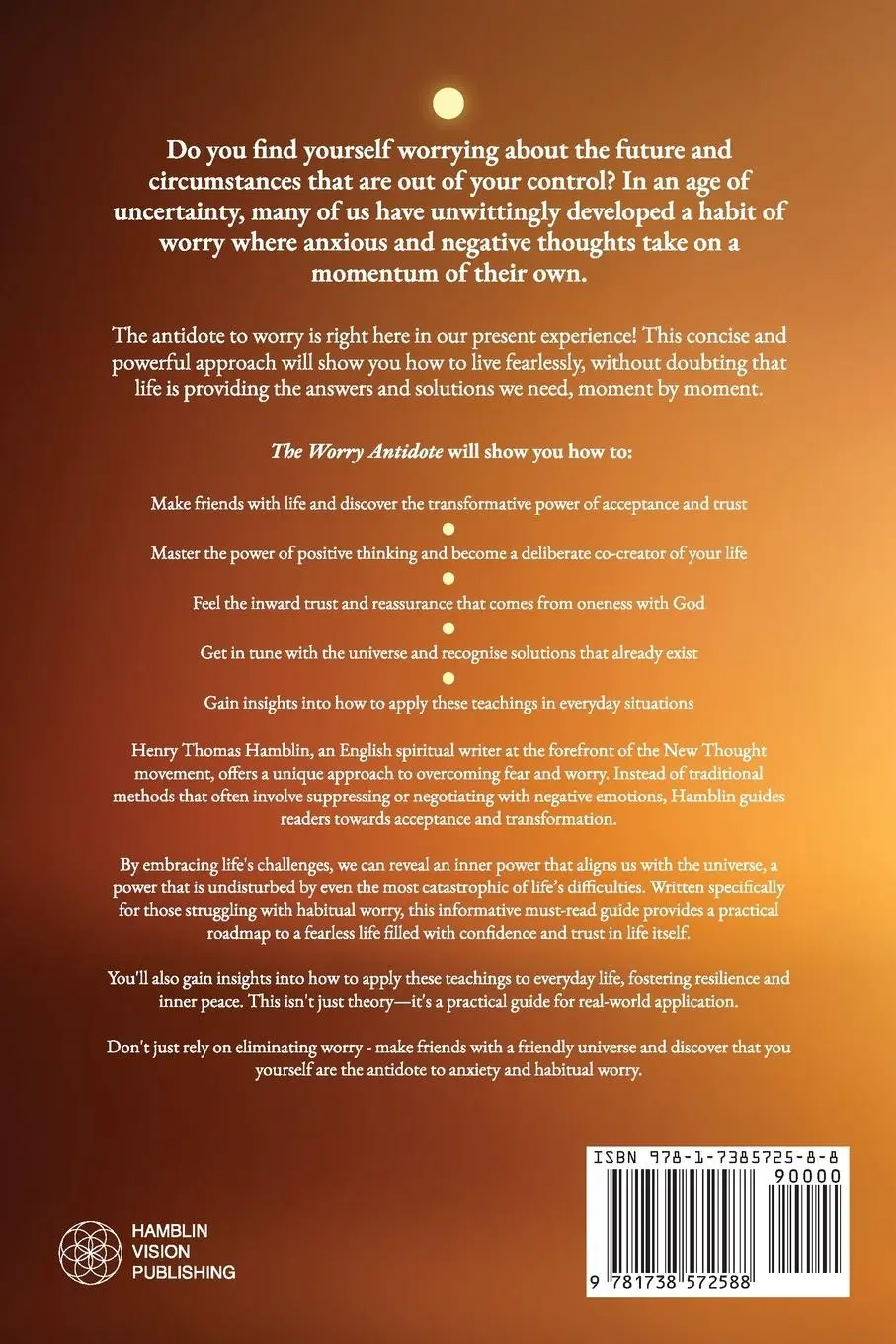 Rückseite: 9781738572588 | The Worry Antidote | The Practical Mystic's Guide to Living Fearlessly