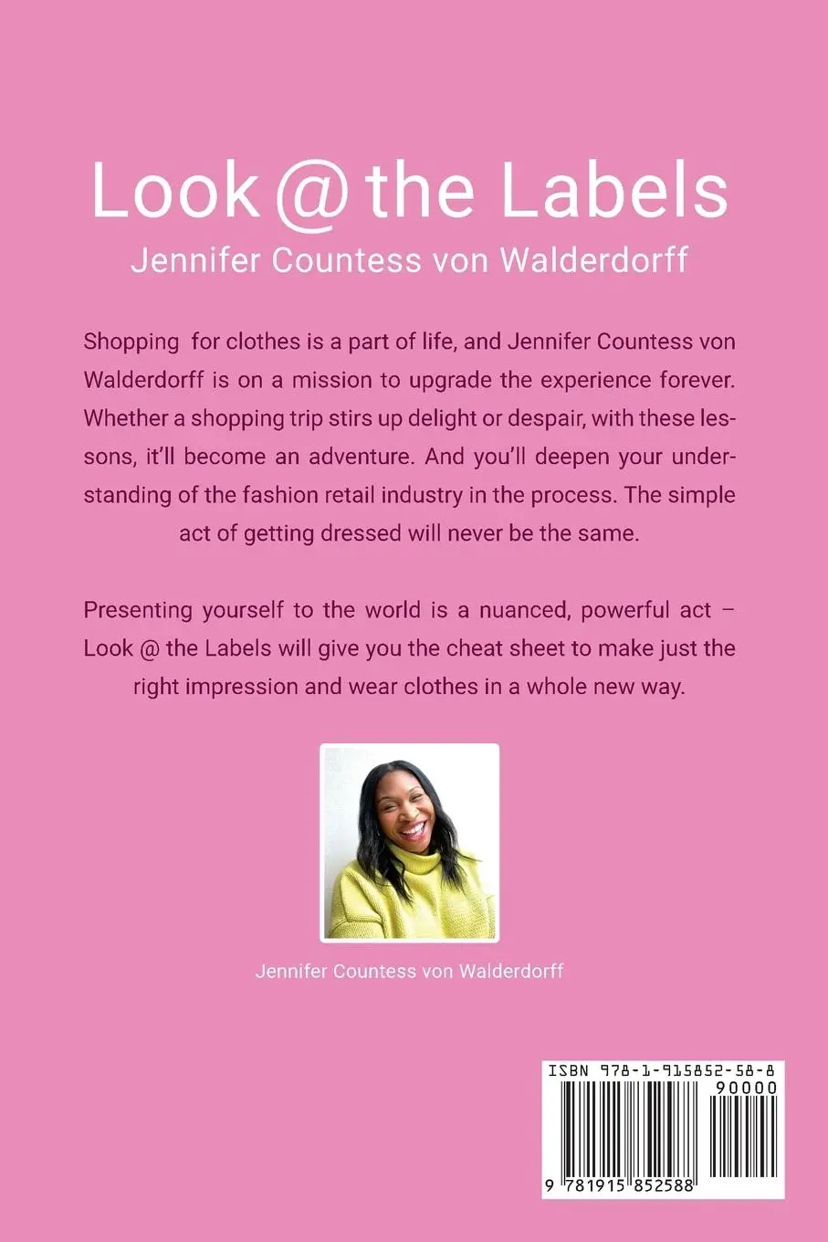 Rückseite: 9781915852588 | Look @ the Labels | Jennifer Countess von Walderdorff | Taschenbuch