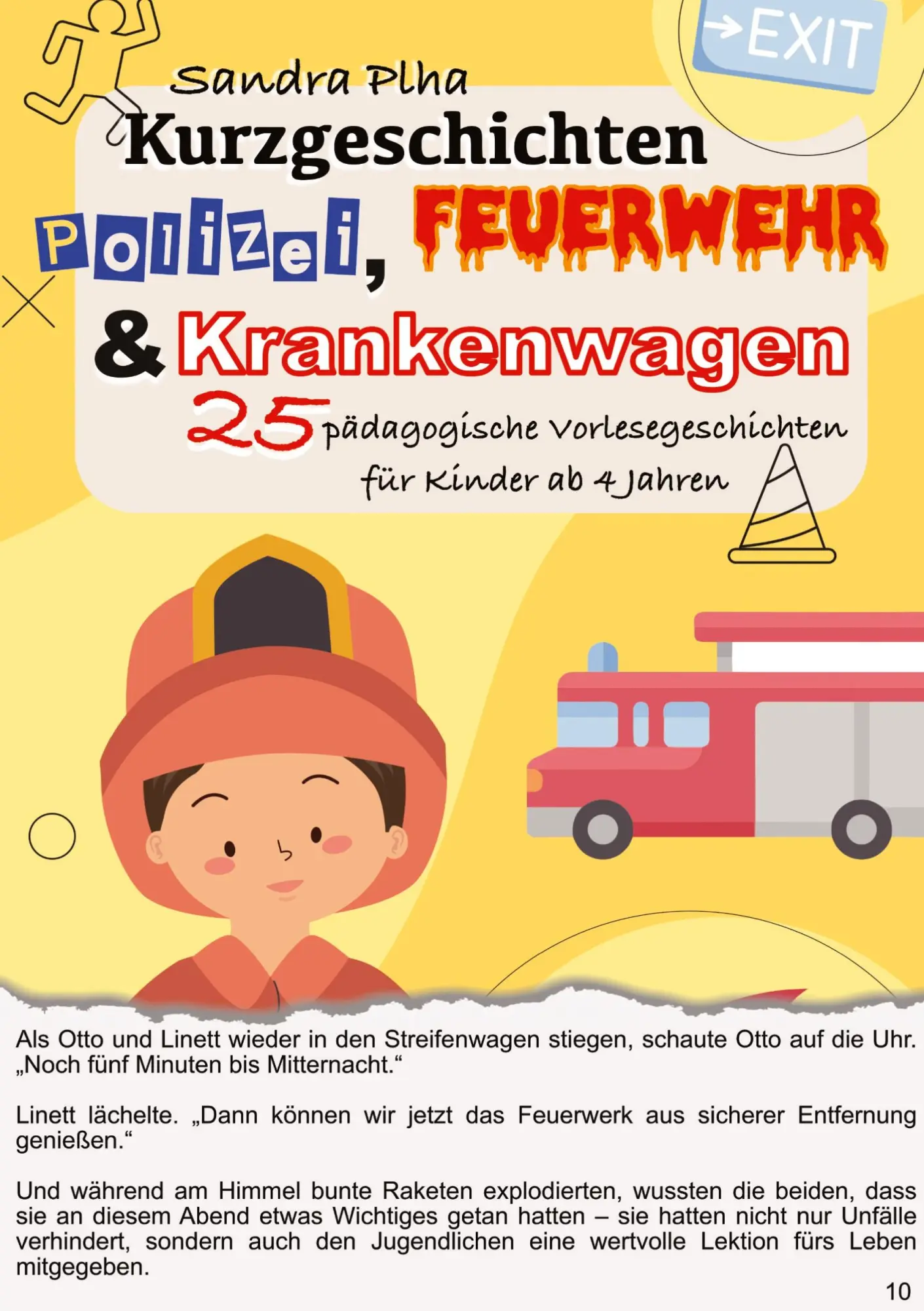 Cover: 9783384542588 | KitaFix-Kurzgeschichten Polizei, Feuerwehr und Krankenwagen | Plha