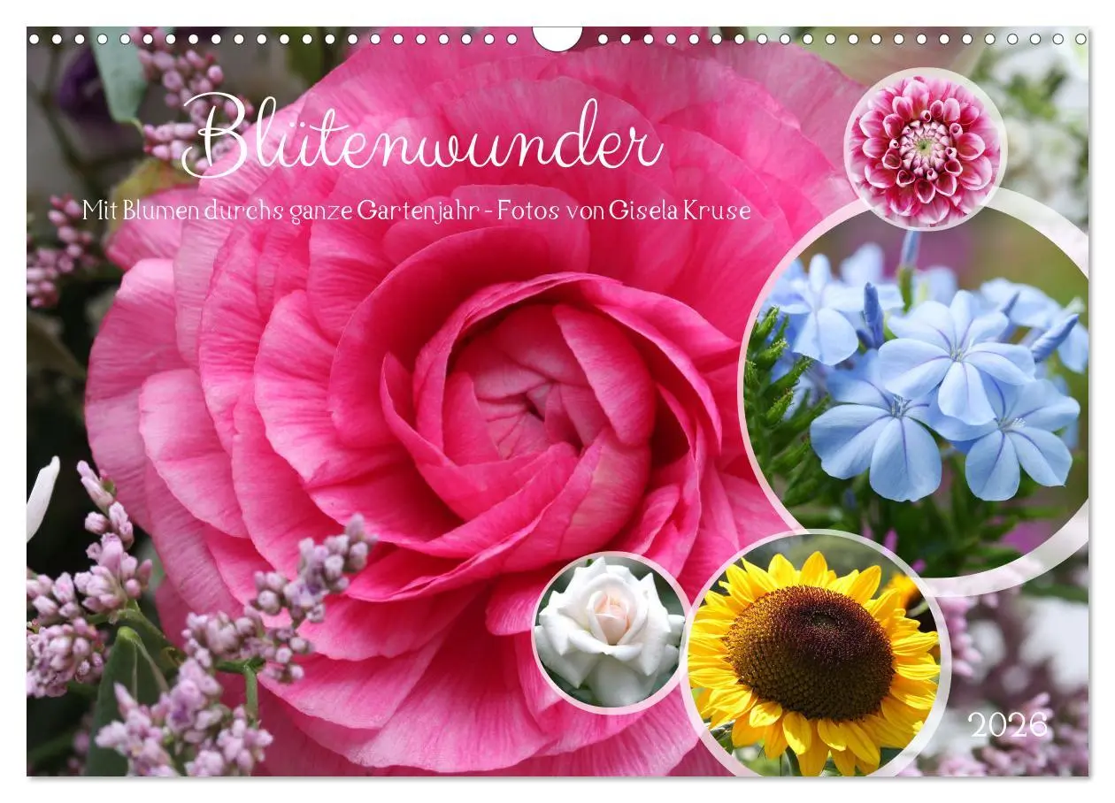 Cover: 9783457282588 | Blütenwunder - Mit Blumen durchs ganze Gartenjahr (Wandkalender...
