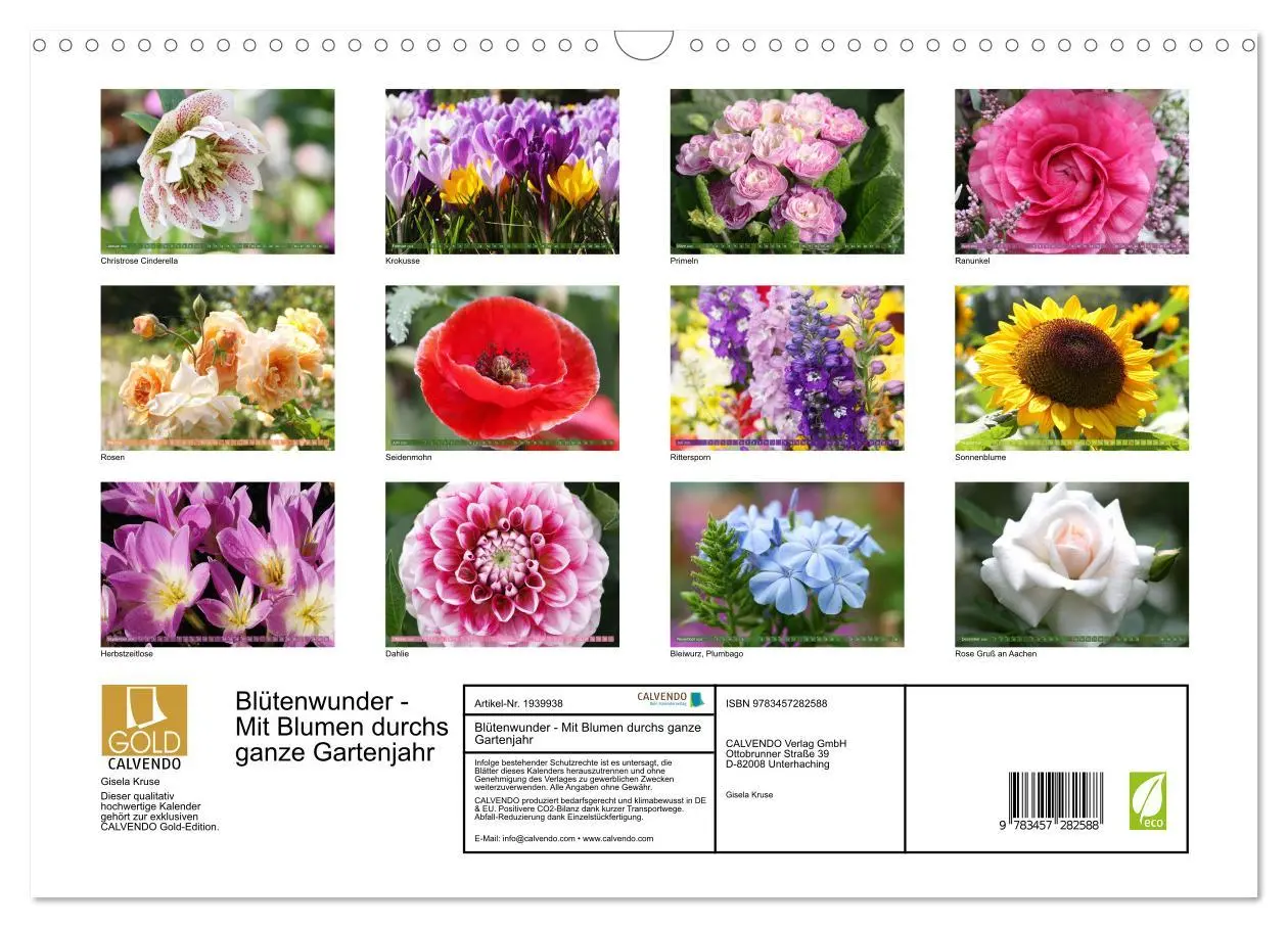 Bild: 9783457282588 | Blütenwunder - Mit Blumen durchs ganze Gartenjahr (Wandkalender...