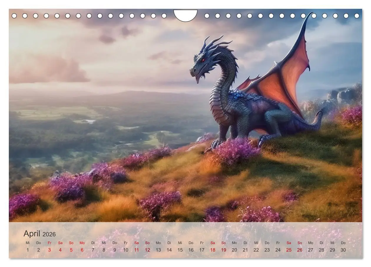 Bild: 9783457352588 | Im Land der schönen Drachen (Wandkalender 2026 DIN A4 quer),...