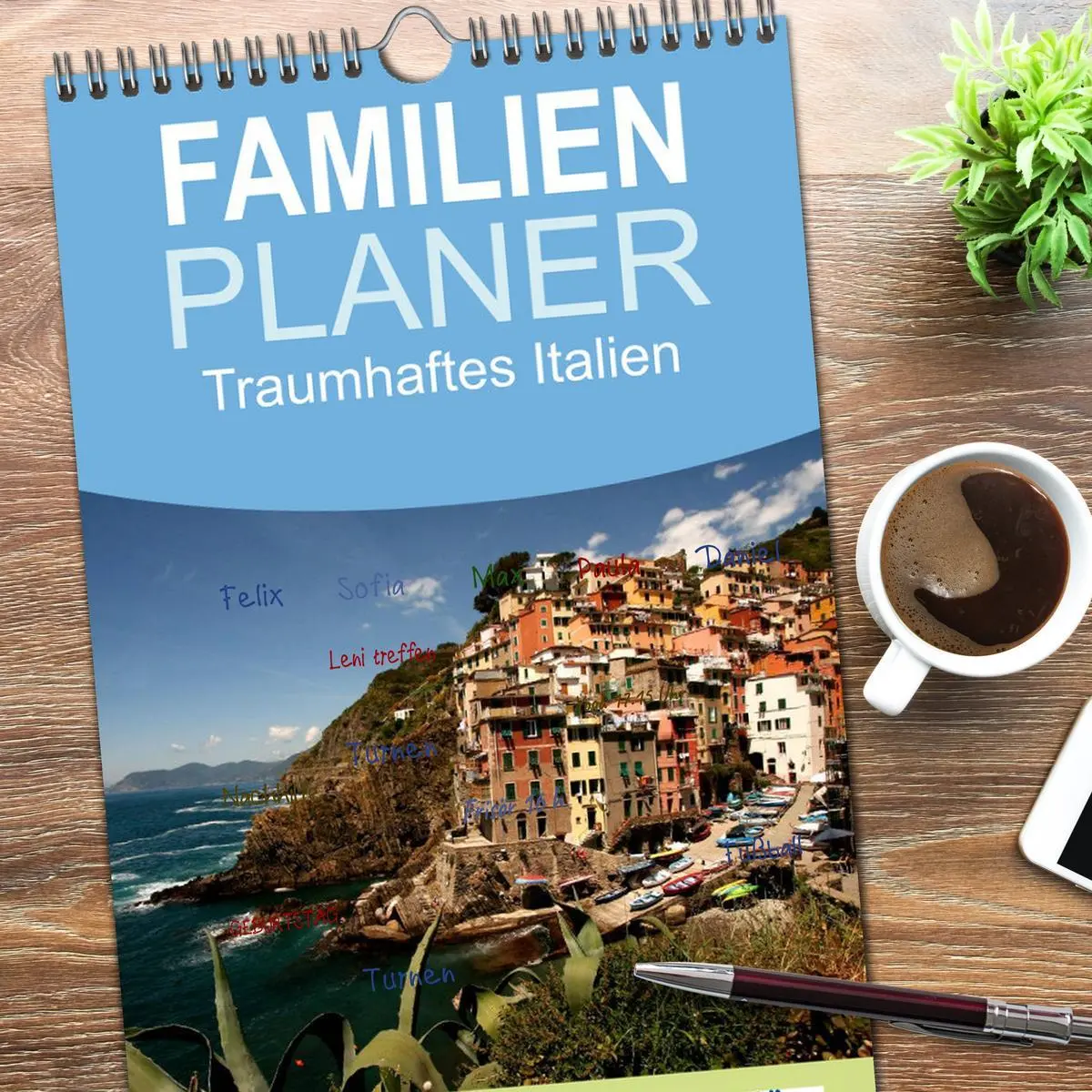 Bild: 9783516512588 | Familienplaner 2026 - Traumhaftes Italien mit 5 Spalten...