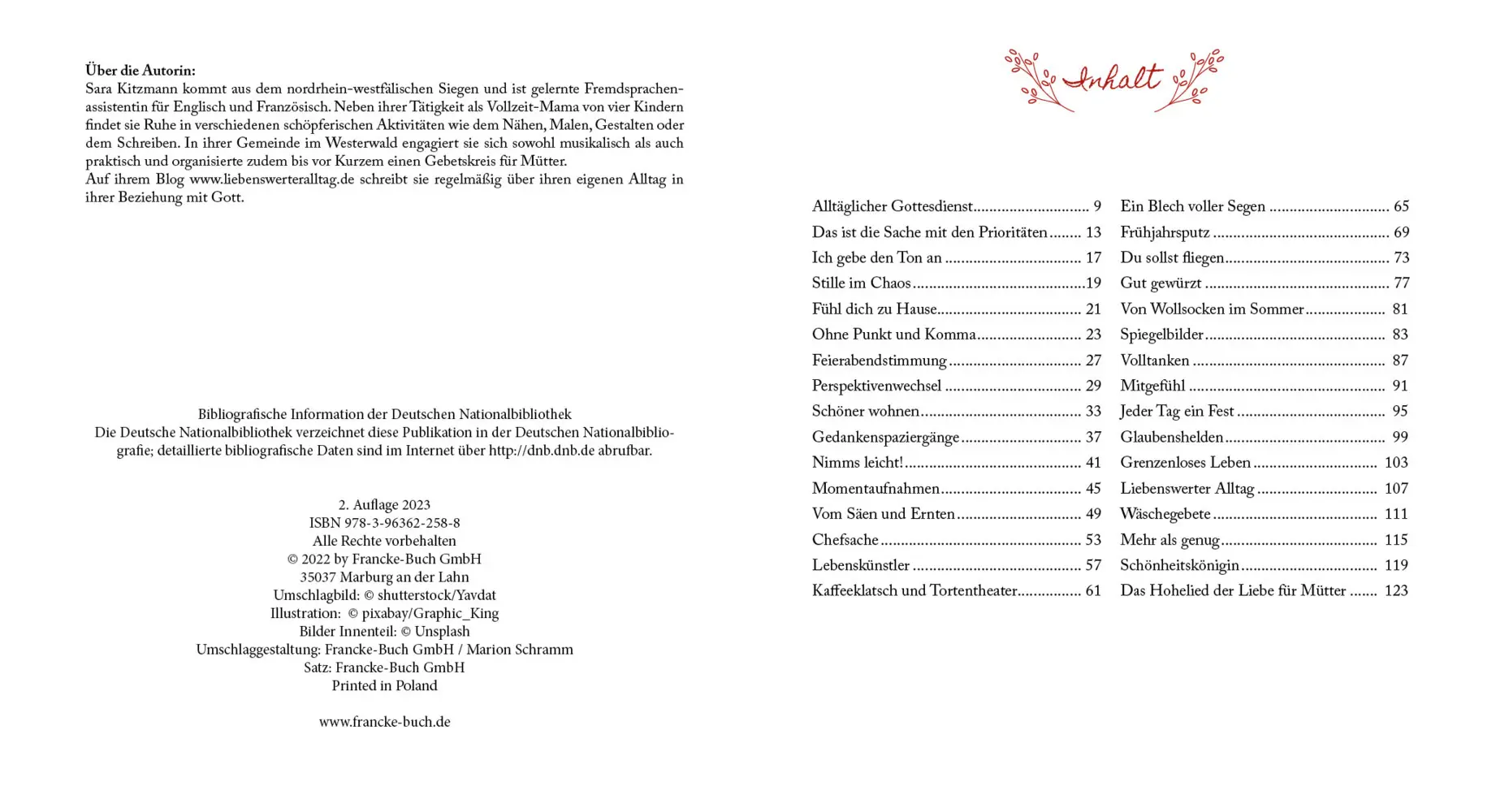 Bild: 9783963622588 | Liebenswerter Alltag | Sara Kitzmann | Buch | 125 S. | Deutsch | 2022