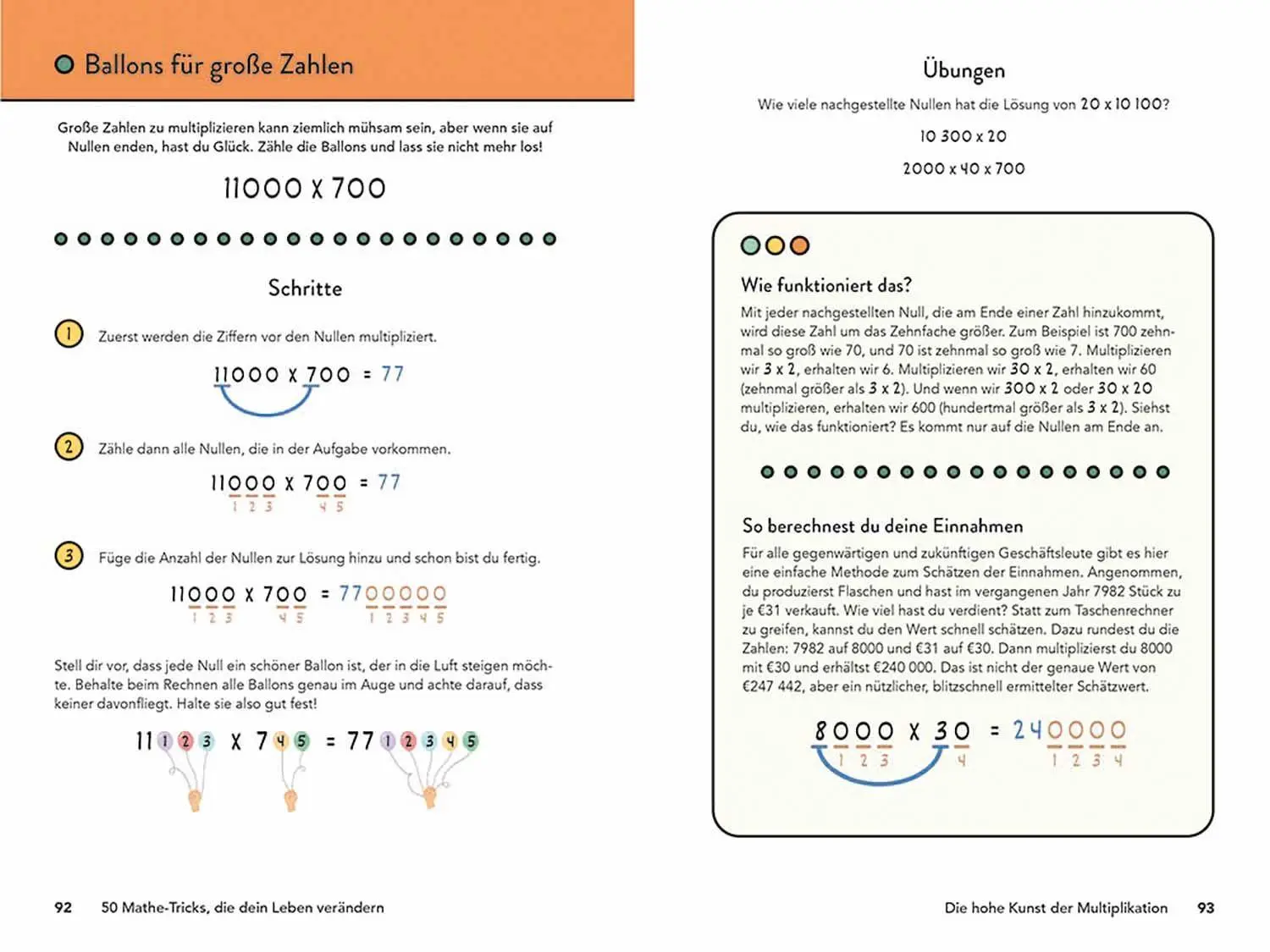 Bild: 9789464992588 | 50 Mathe-Tricks | Die Dein Leben verändern | Tanya Zakowich | Buch