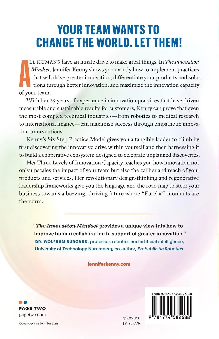 Rückseite: 9781774582688 | The Innovation Mindset | Jennifer Kenny | Taschenbuch | Paperback