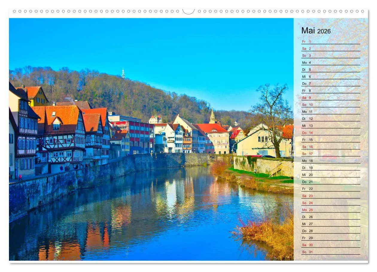 Bild: 9783457722688 | Hohenlohe - Natur und Altstadt (Wandkalender 2026 DIN A2 quer),...