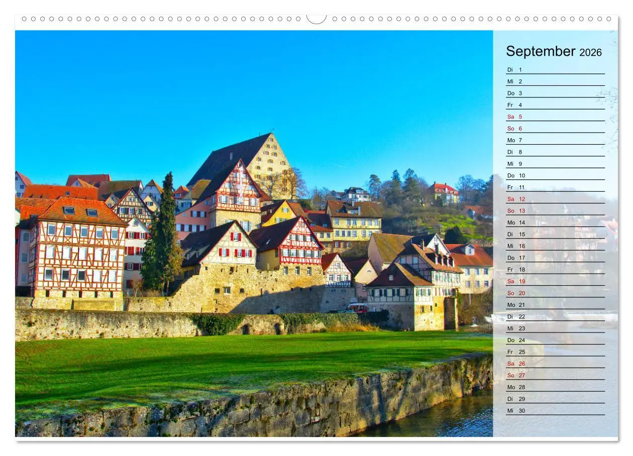 Bild: 9783457722688 | Hohenlohe - Natur und Altstadt (Wandkalender 2026 DIN A2 quer),...