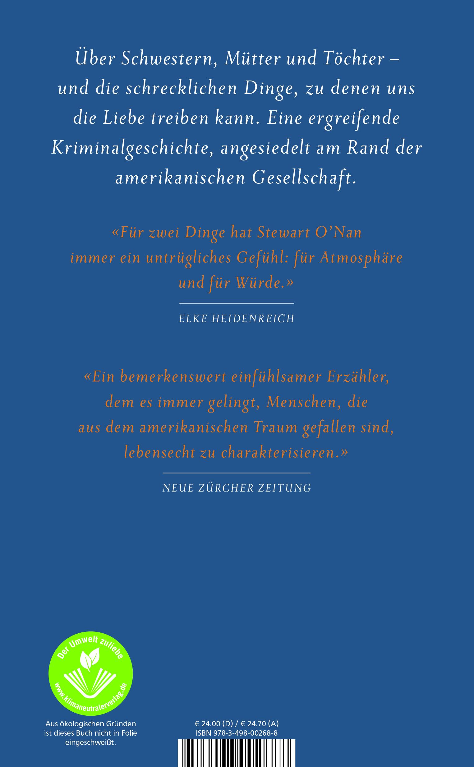 Rückseite: 9783498002688 | Ocean State | Stewart O¿Nan | Buch | 256 S. | Deutsch | 2022 | Rowohlt