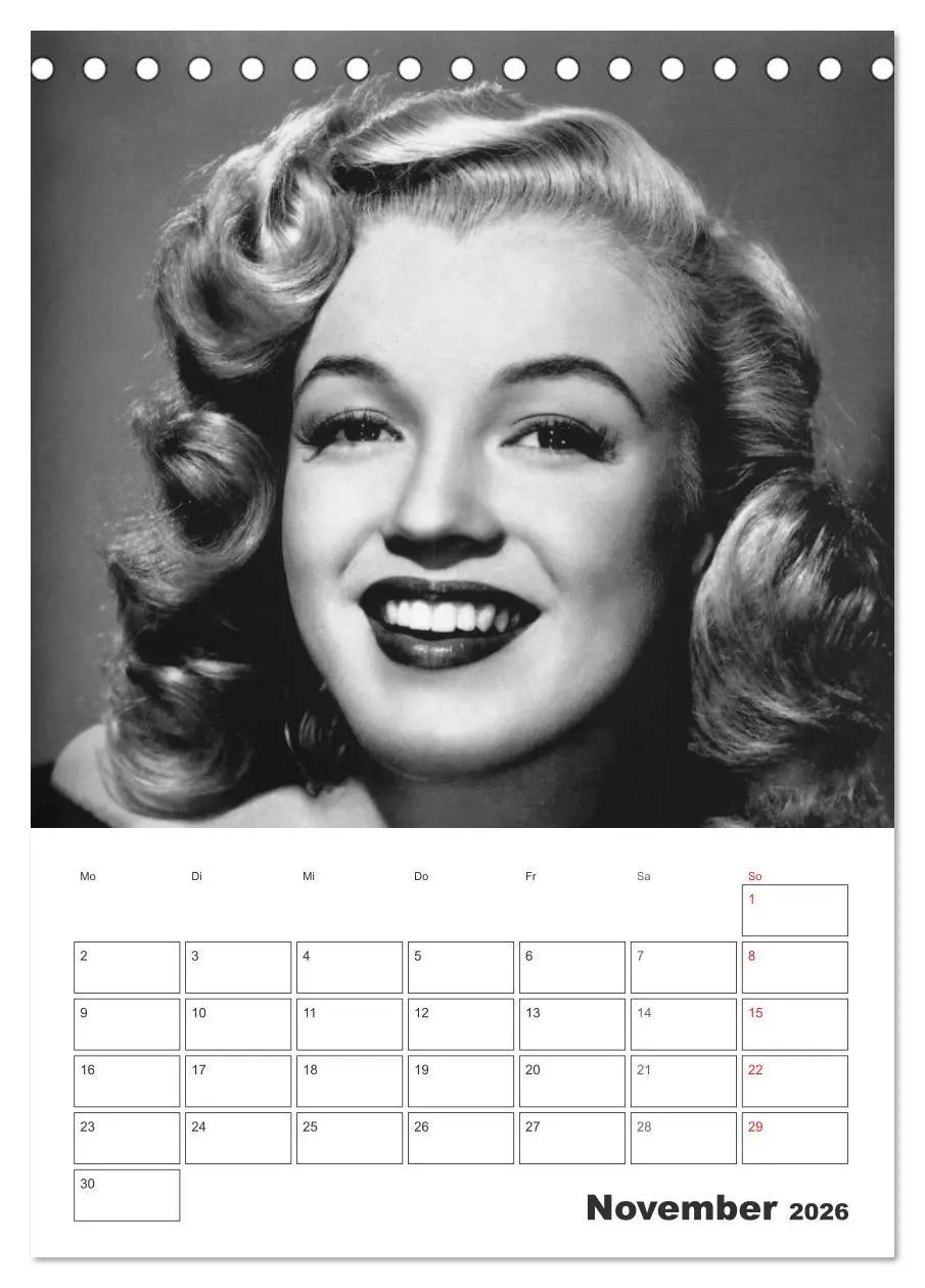 Bild: 9783516432688 | Filmstars. Unvergessene Diven (Tischkalender 2026 DIN A5 hoch),...