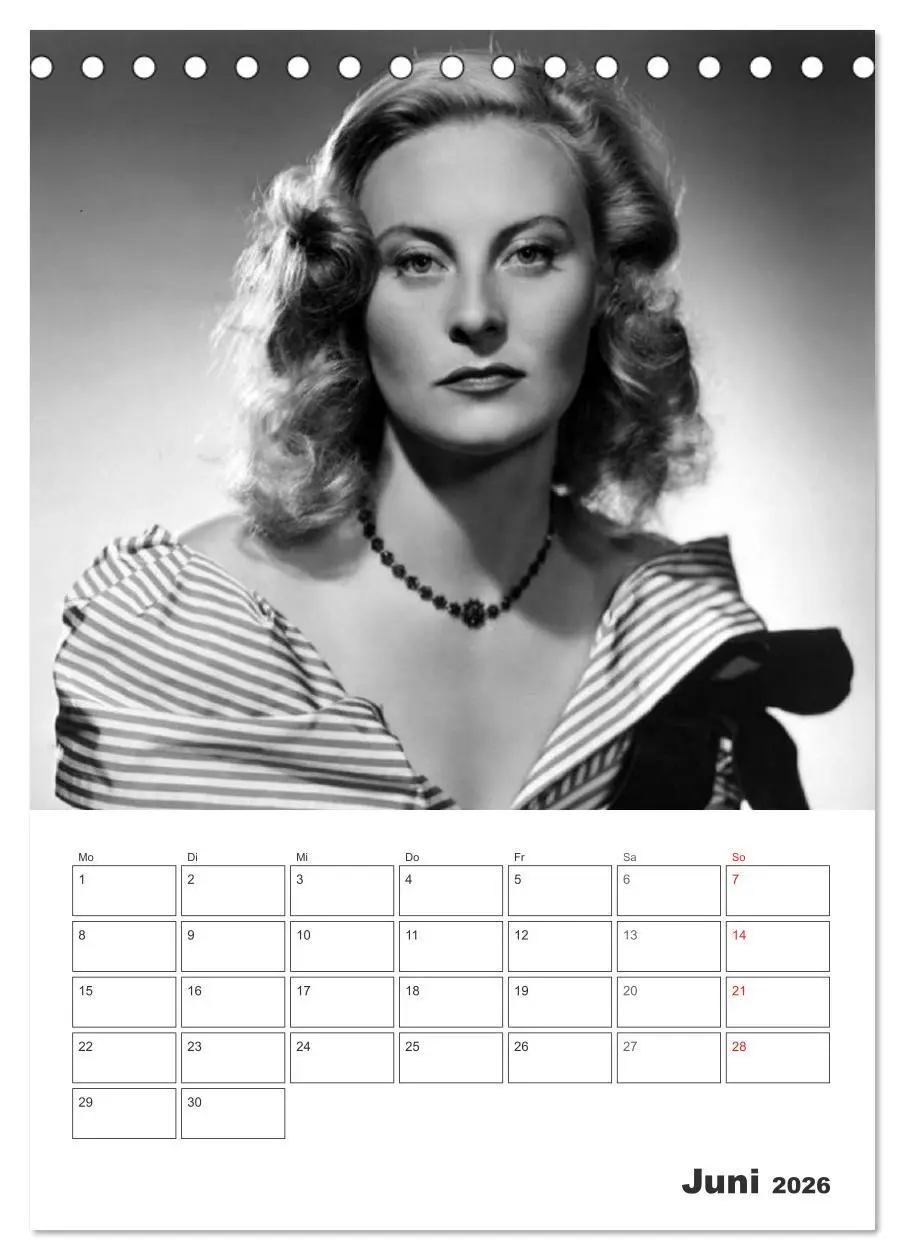 Bild: 9783516432688 | Filmstars. Unvergessene Diven (Tischkalender 2026 DIN A5 hoch),...
