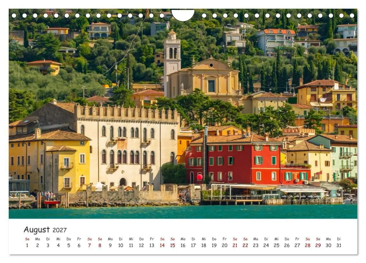 Bild: 9783569212688 | Malcesine am Gardasee (Wandkalender 2027 DIN A4 quer), CALVENDO...