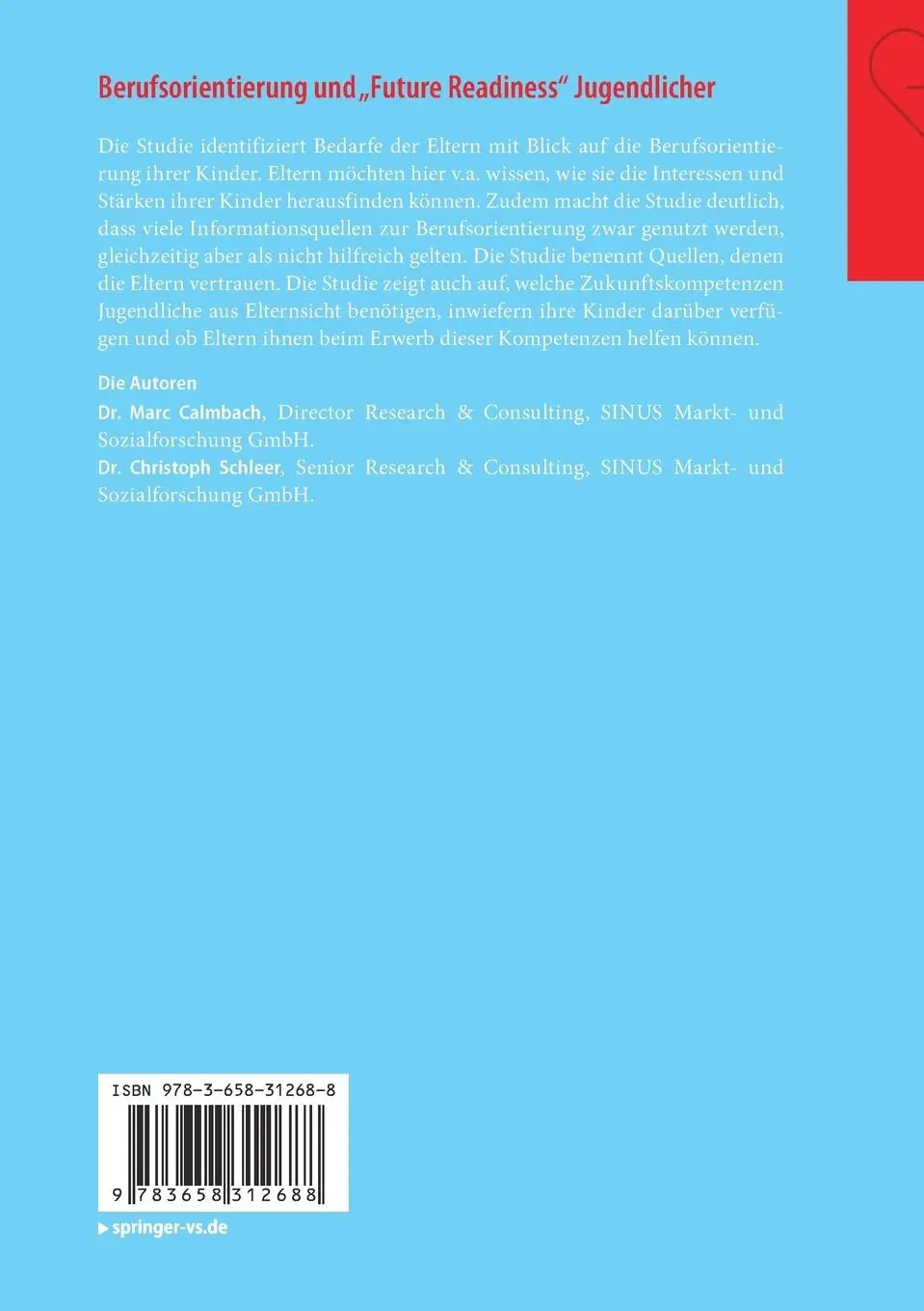 Rückseite: 9783658312688 | Berufsorientierung und "Future Readiness" Jugendlicher | Taschenbuch