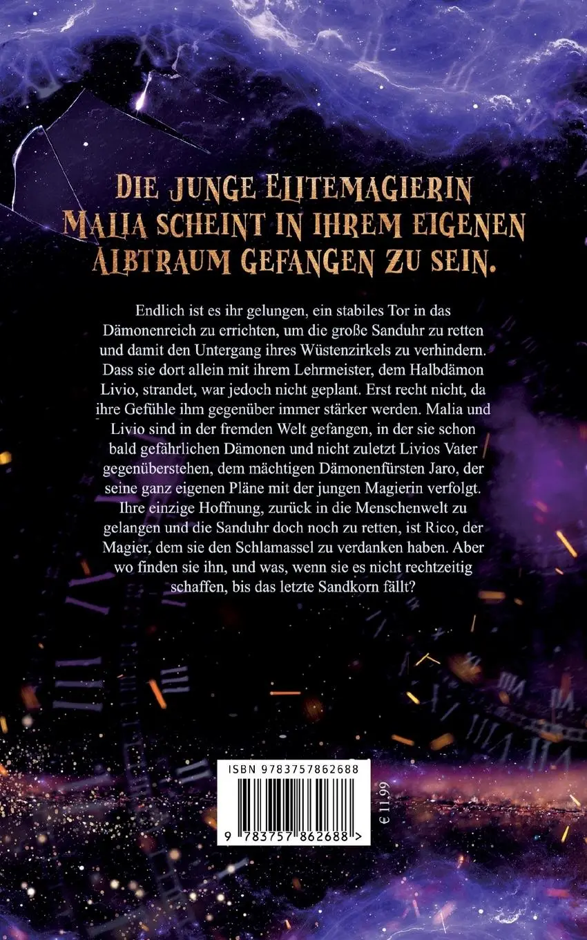 Rückseite: 9783757862688 | Bis das letzte Sandkorn fällt | Dämonenkuss | Chrissy Em Rose | Buch