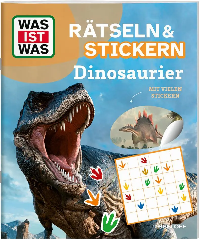 Cover: 9783788622688 | WAS IST WAS Rätseln und Stickern: Dinosaurier | KG | Broschüre | 24 S.