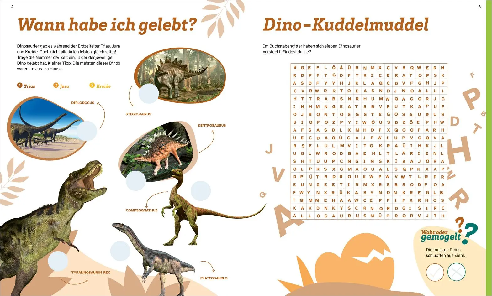Bild: 9783788622688 | WAS IST WAS Rätseln und Stickern: Dinosaurier | KG | Broschüre | 24 S.