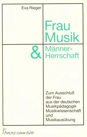 Cover: 9783980132688 | Frau, Musik und Männerherrschaft | Eva Rieger | Taschenbuch