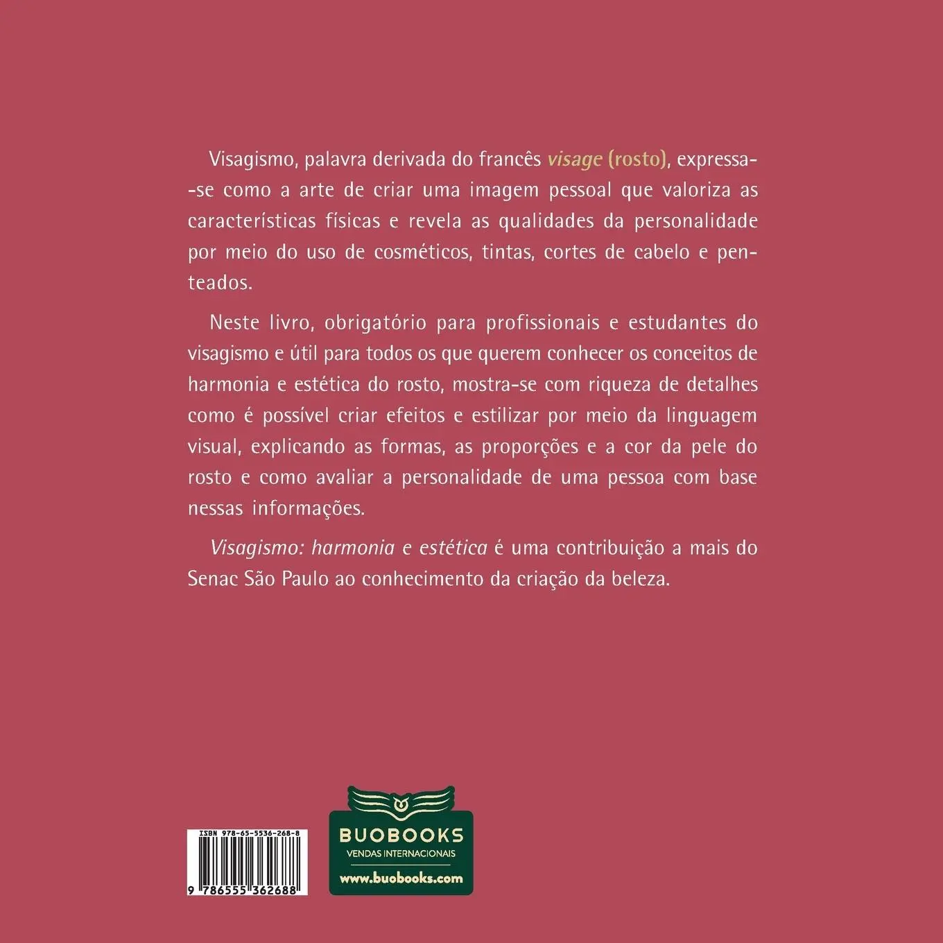 Rückseite: 9786555362688 | Visagismo | Philip Charles Hallawell | Taschenbuch | Portugiesisch