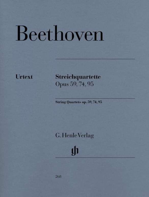 Cover: 9790201802688 | Ludwig van Beethoven - Streichquartette Opus 59, 74, 95 | Paul Mies
