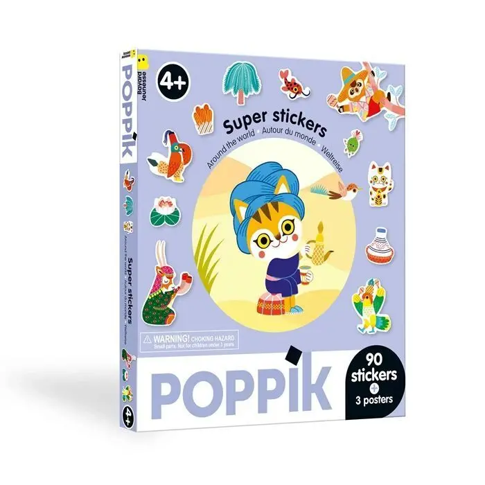 Cover: 3760262412788 | POPPIK - Sticker Box Weltreise | Mehrteiliges Produkt in Box/Schachtel
