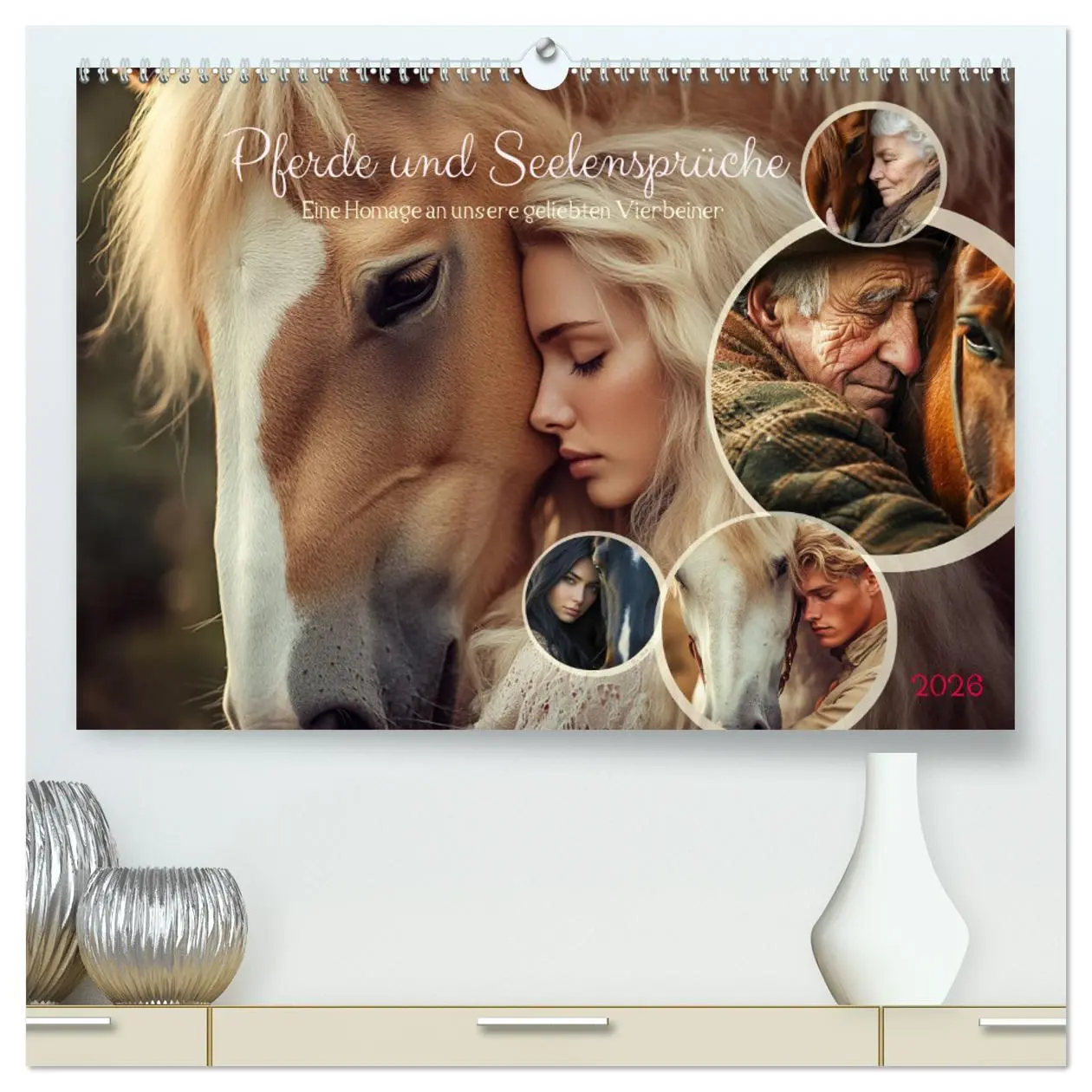 Cover: 9783457262788 | Pferde und Seelensprüche (hochwertiger Premium Wandkalender 2026...