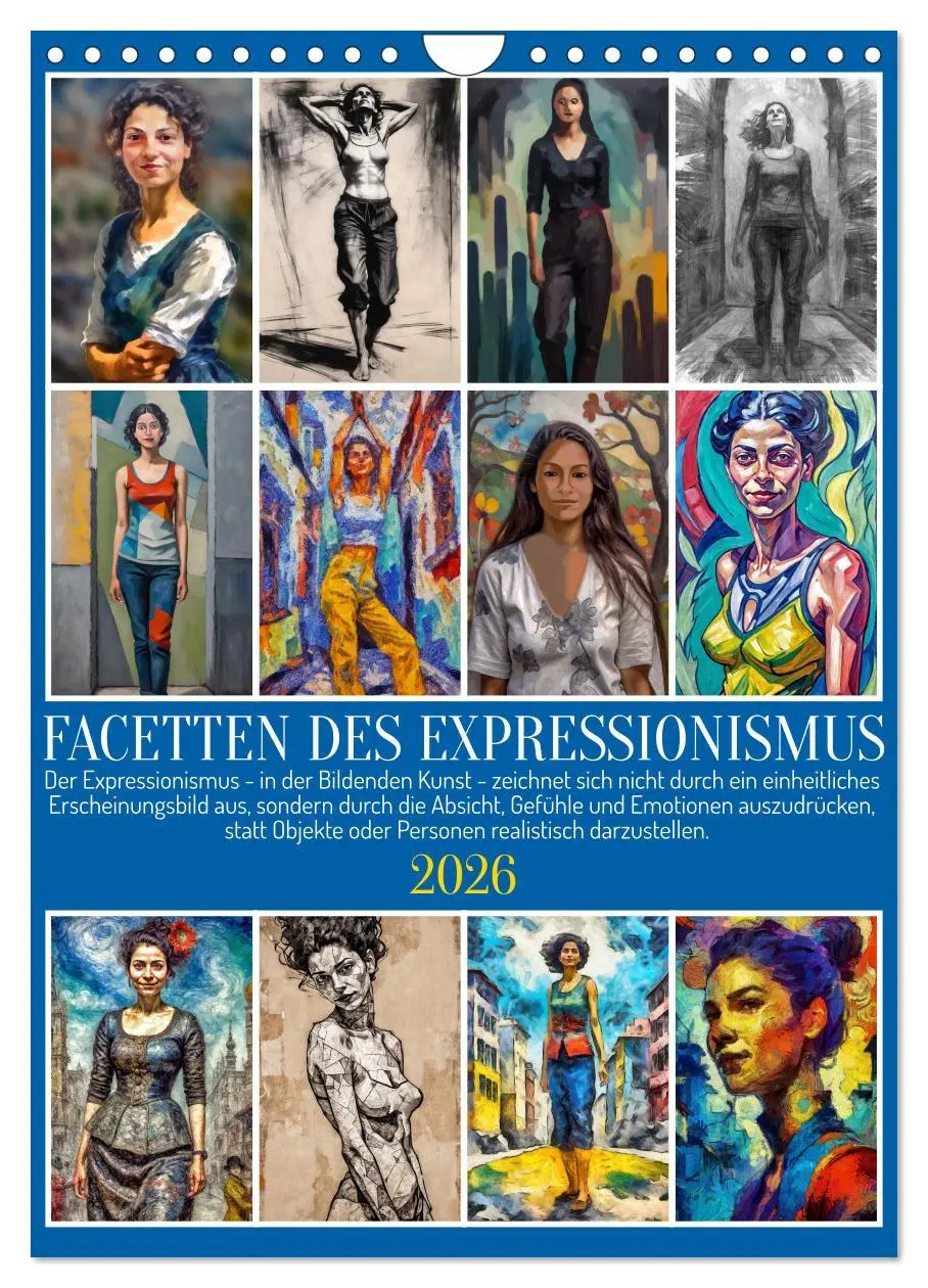 Cover: 9783516592788 | Facetten des Expressionismus (Wandkalender 2026 DIN A4 hoch),...