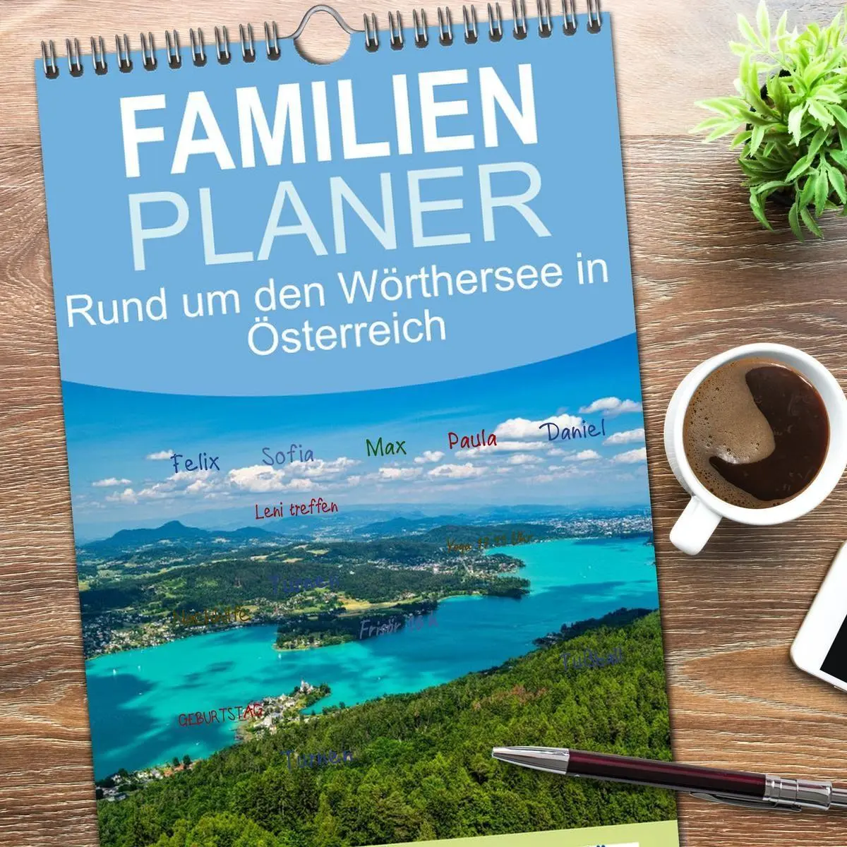 Bild: 9783516662788 | Familienplaner 2026 - Rund um den Wörthersee in Österreich mit 5...